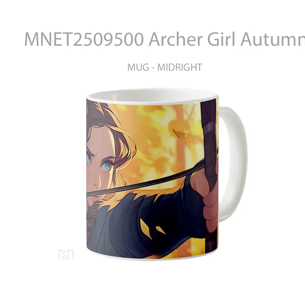 Archer Girl Autumn Forest Mug MNET2509500 - All-side / Desain