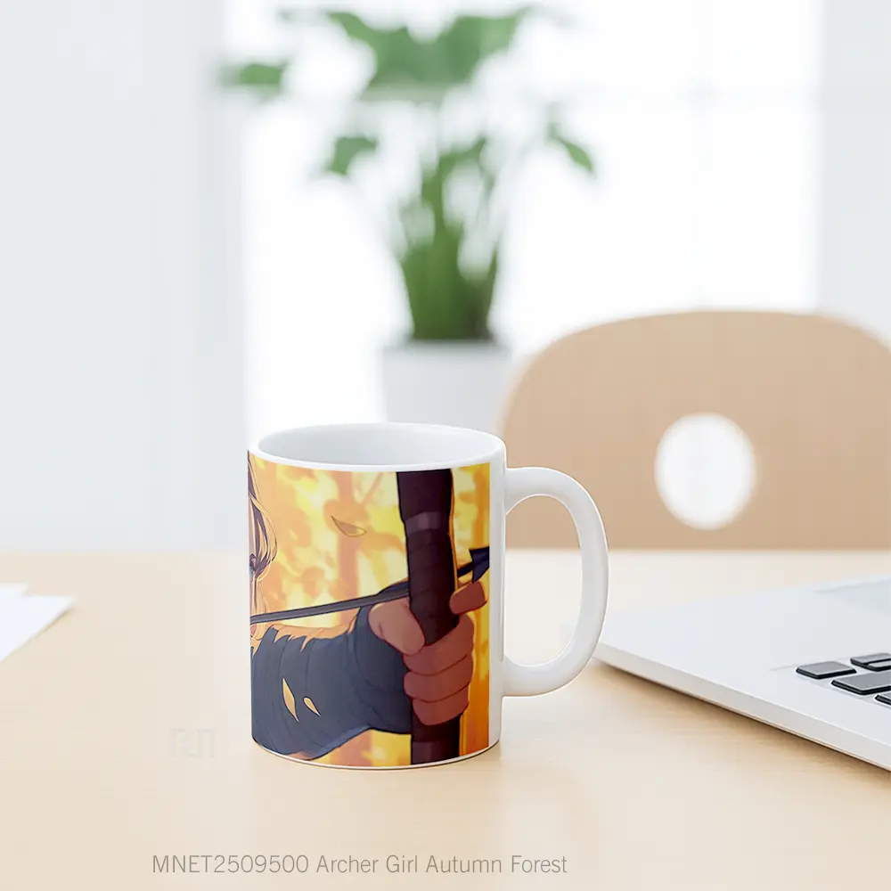 Archer Girl Autumn Forest Mug MNET2509500 - All-side / Desain