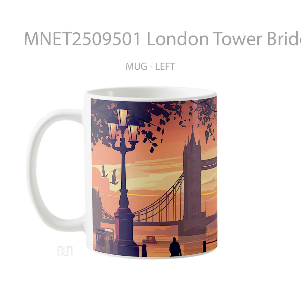 London Tower Bridge Sunset Mug MNET2509501 - All-side / Desain