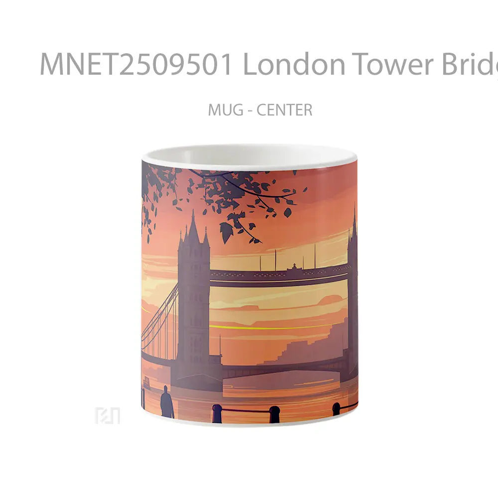 London Tower Bridge Sunset Mug MNET2509501 - All-side / Desain