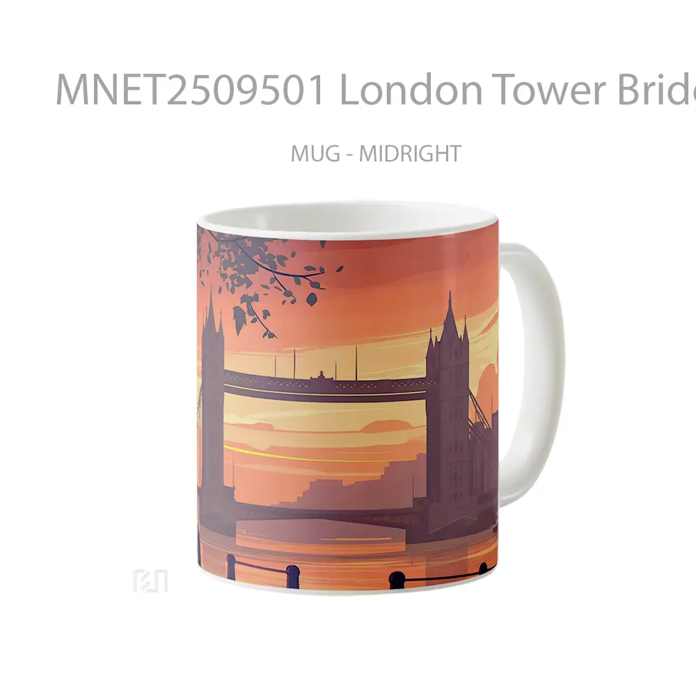 London Tower Bridge Sunset Mug MNET2509501 - All-side / Desain