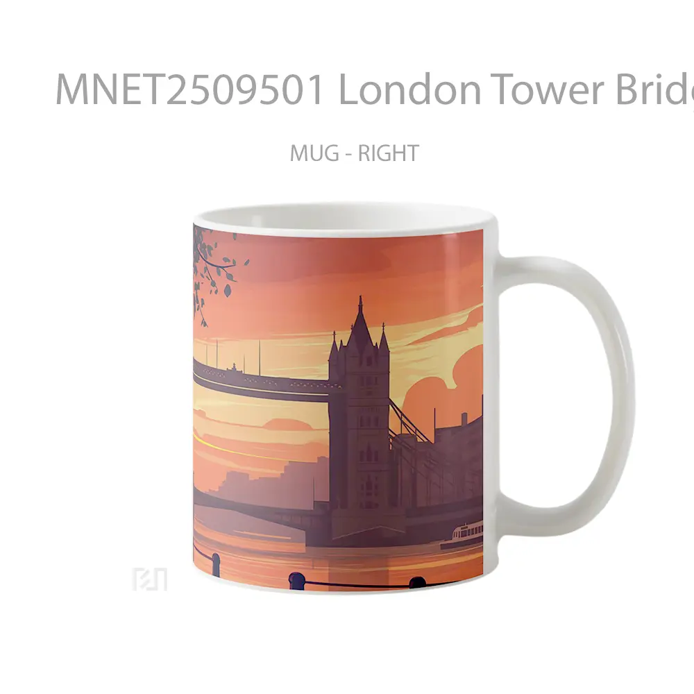 London Tower Bridge Sunset Mug MNET2509501