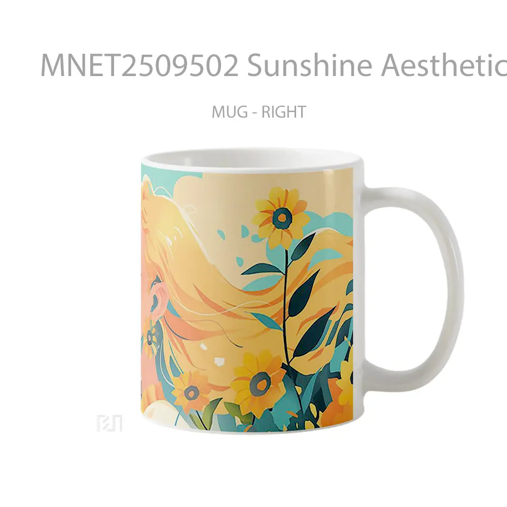Sunshine Aesthetic Girl Mug MNET2509502