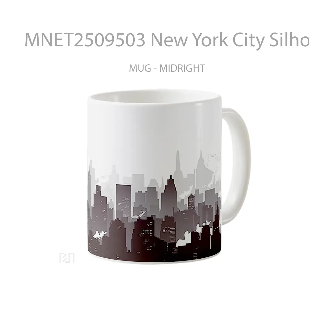 New York City Silhouette Mug MNET2509503 - All-side / Desain