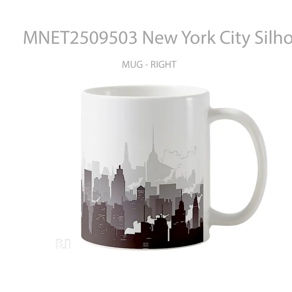 New York City Silhouette Mug MNET2509503