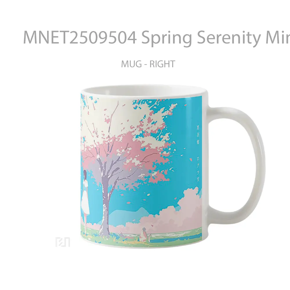 Spring Serenity Minimalist Art Mug MNET2509504