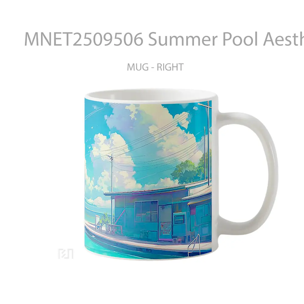 Summer Pool Aesthetic Mug MNET2509506