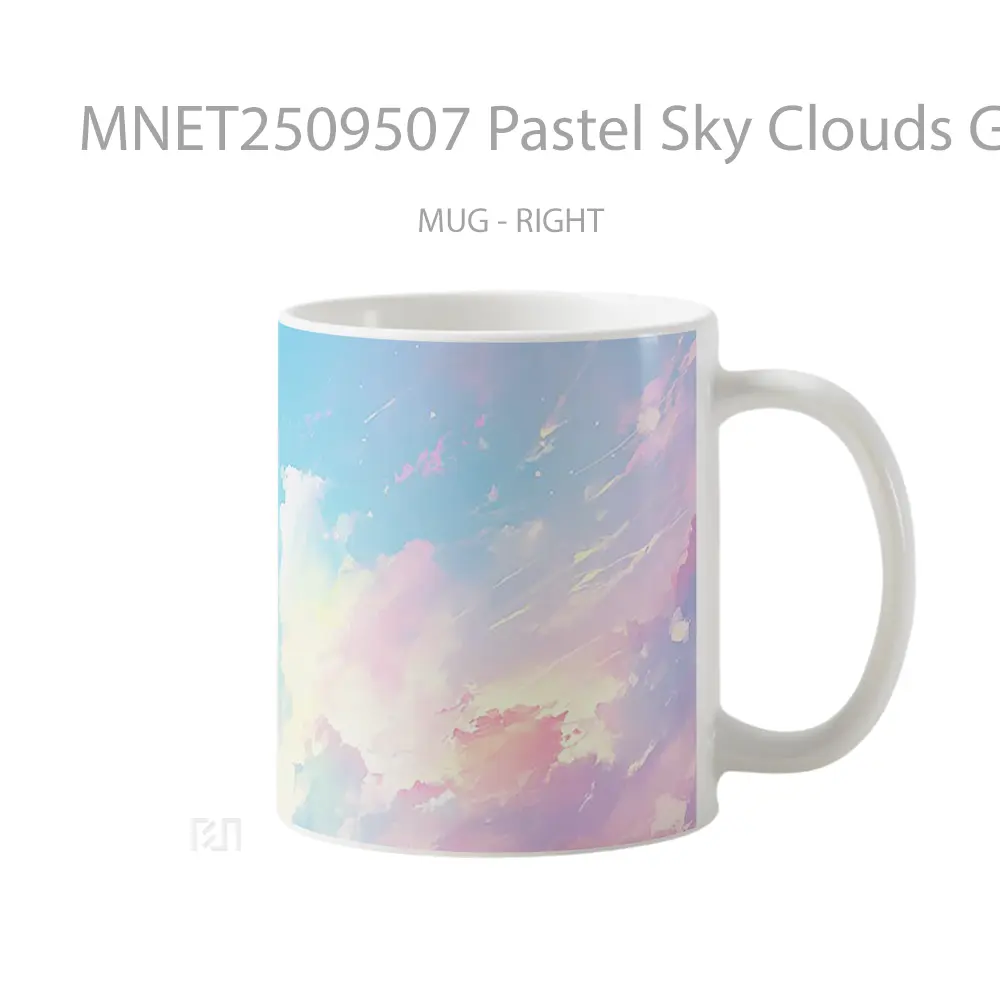 Pastel Sky Clouds Gradient Mug MNET2509507