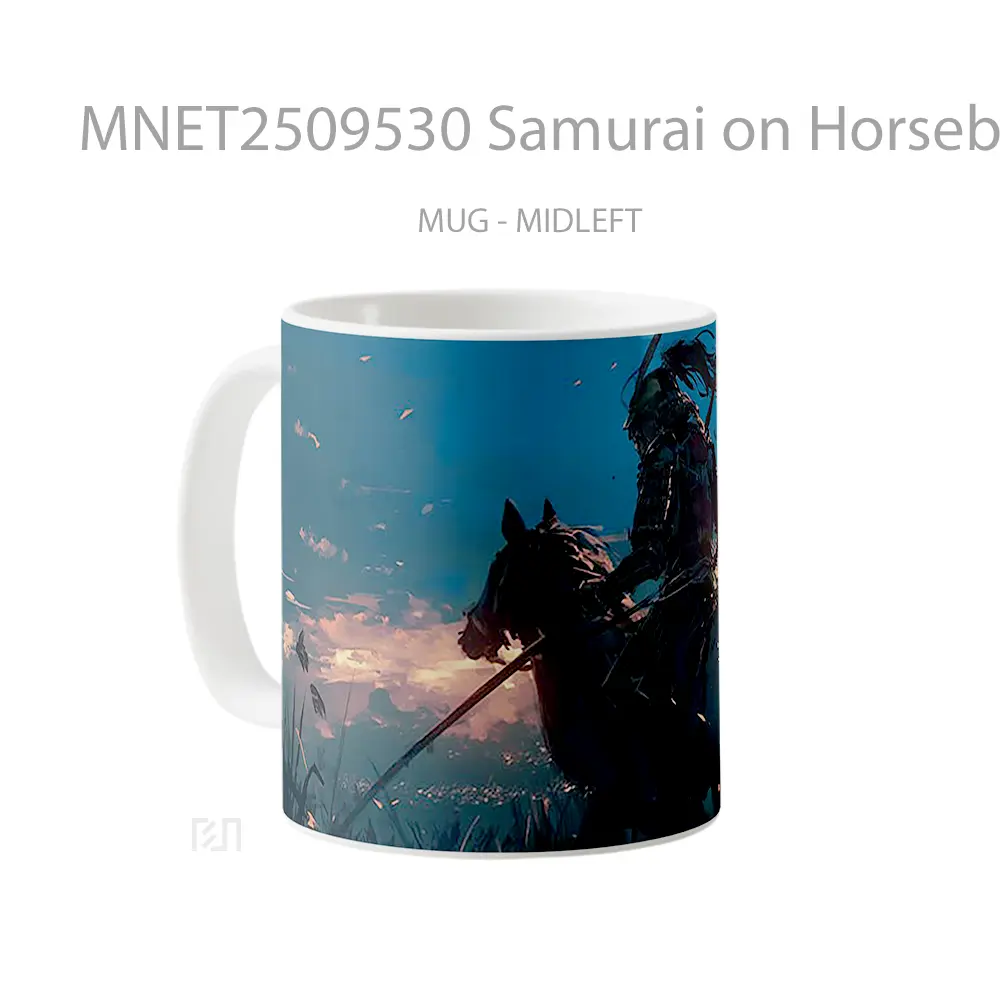 Samurai On Horseback Epic Mug MNET2509530 - All-side / Desain
