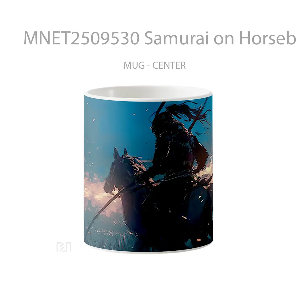 Samurai On Horseback Epic Mug MNET2509530 - All-side / Desain