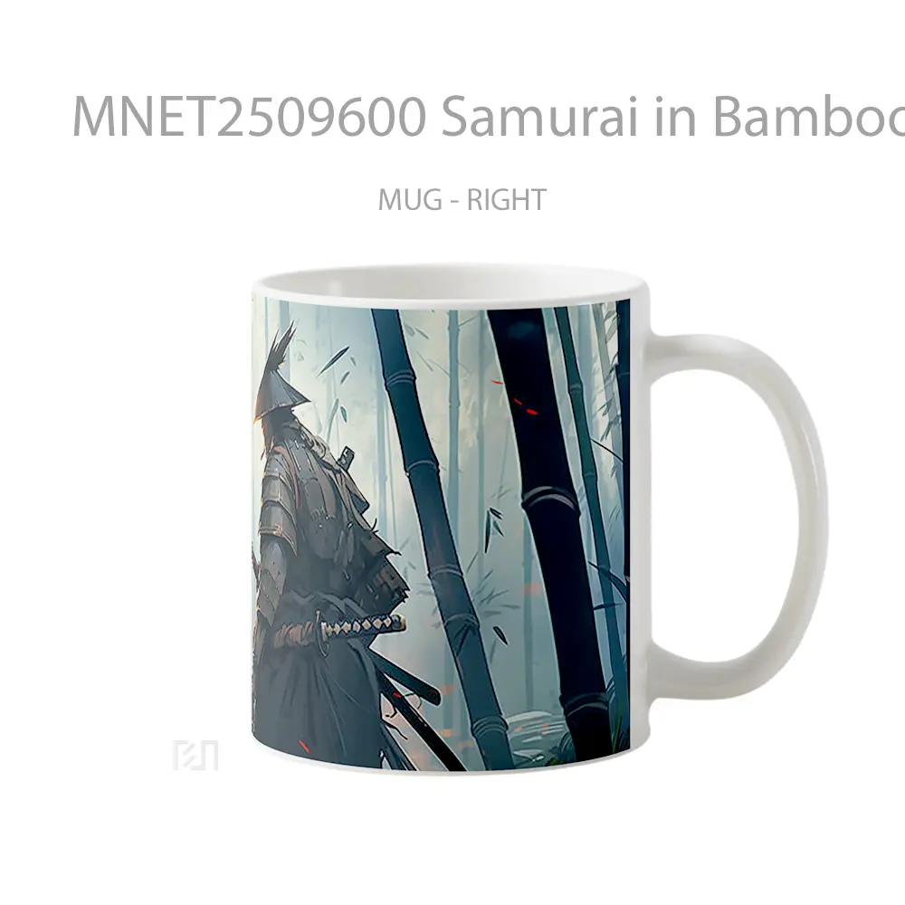 Samurai In Bamboo Forest Mug MNET2509600