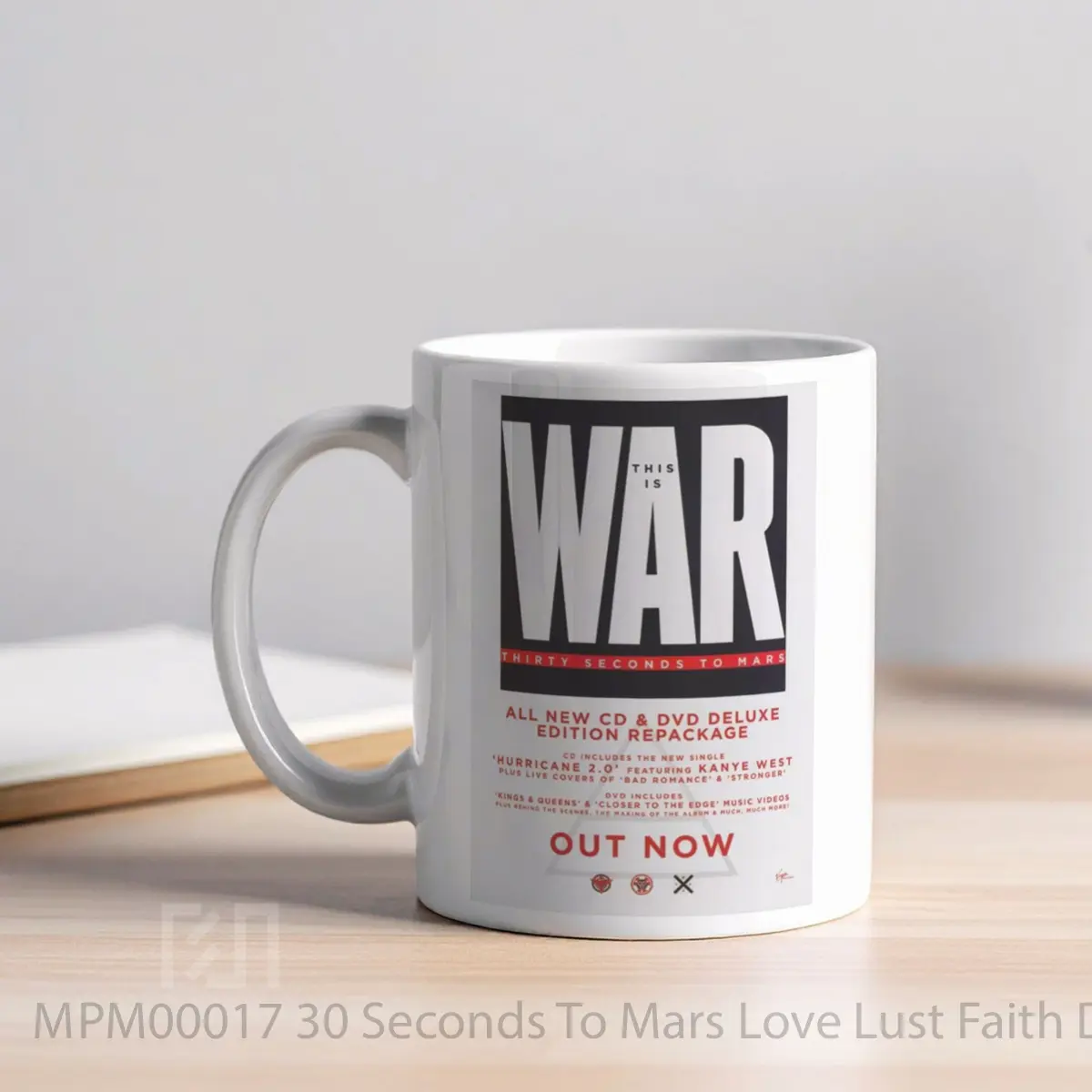 Mug 30 Seconds To Mars Love Lust Faith Dreams MPM00017 - All-side / Desain