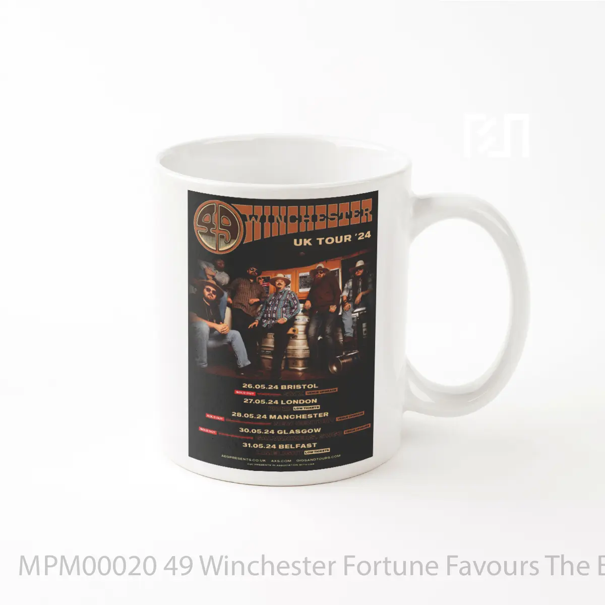 Mug 49 Winchester Fortune Favours The Bold Uk Tour 2024 MPM00020