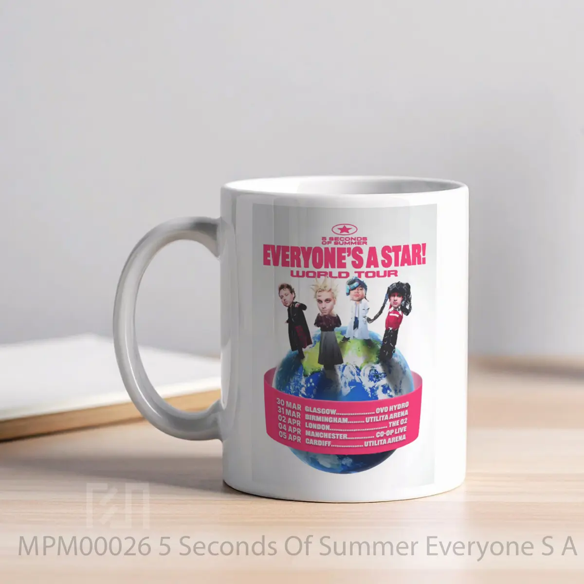 Mug 5 Seconds Of Summer Everyone S A Star 2026 Uk Arena Tour MPM00026 - All-side / Desain