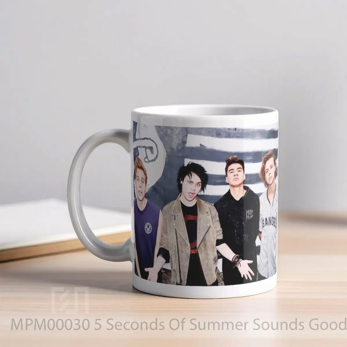 Mug 5 Seconds Of Summer Sounds Good Feels Good 1 MPM00030 - All-side / Desain