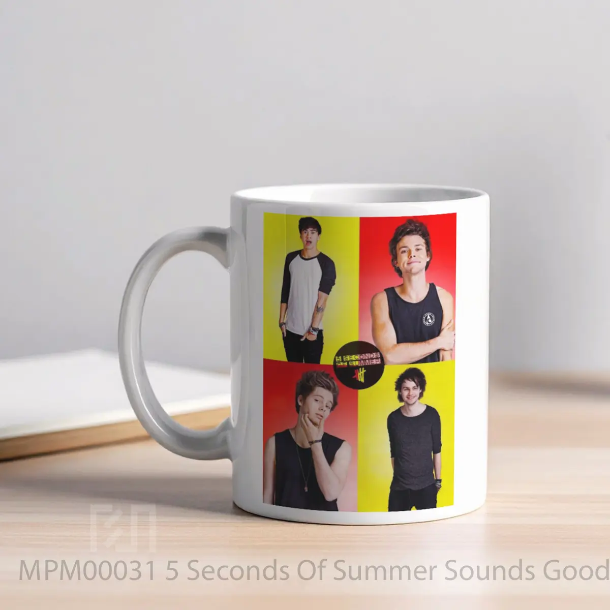 Mug 5 Seconds Of Summer Sounds Good Feels Good 2 MPM00031 - All-side / Desain