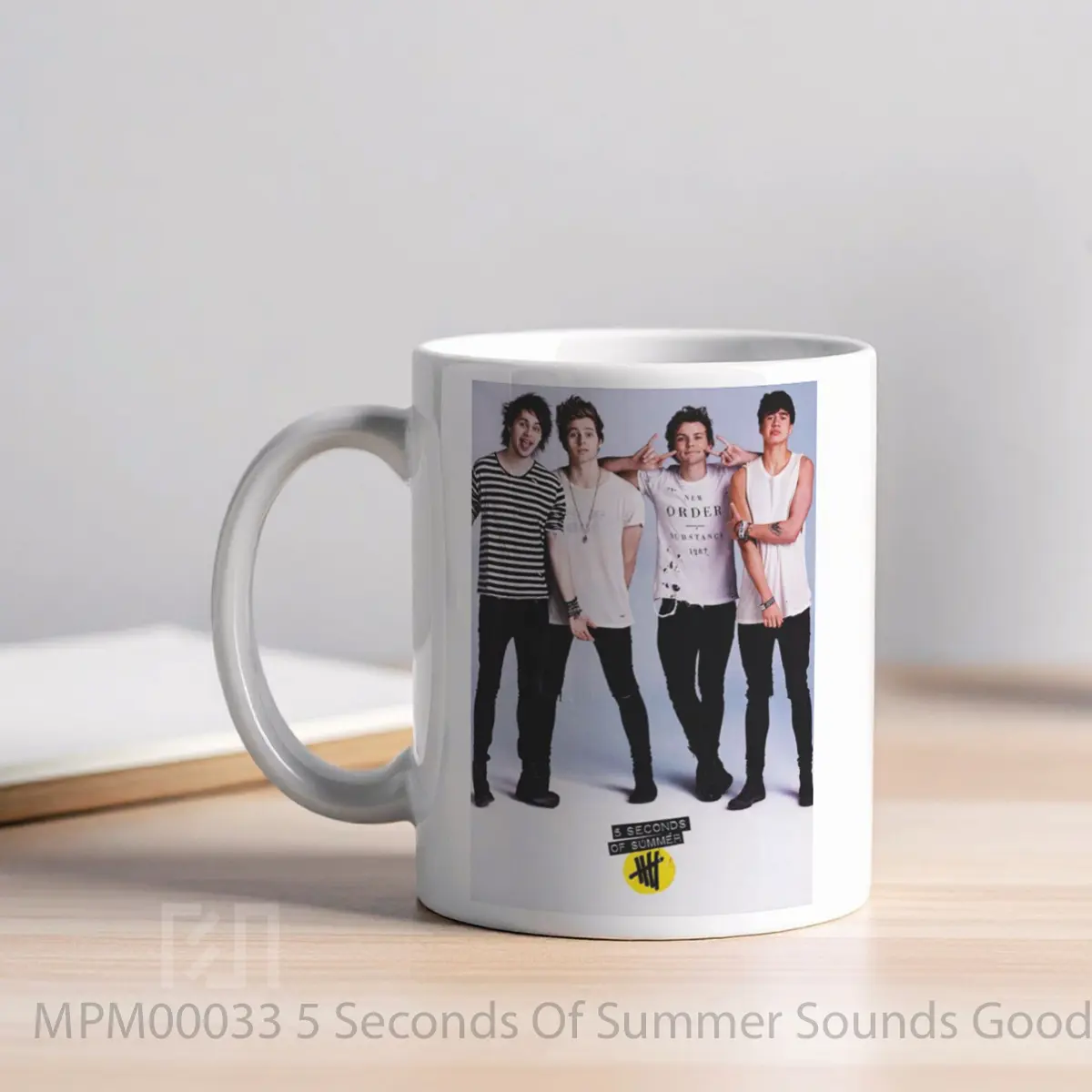 Mug 5 Seconds Of Summer Sounds Good Feels Good 4 MPM00033 - All-side / Desain
