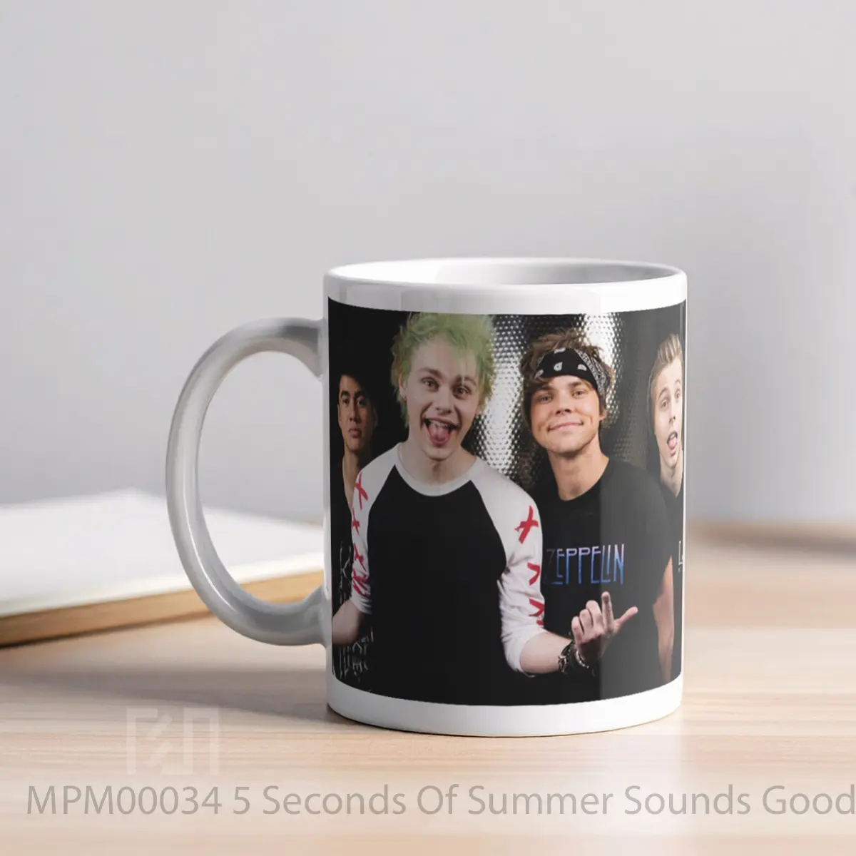Mug 5 Seconds Of Summer Sounds Good Feels Good 5 MPM00034 - All-side / Desain