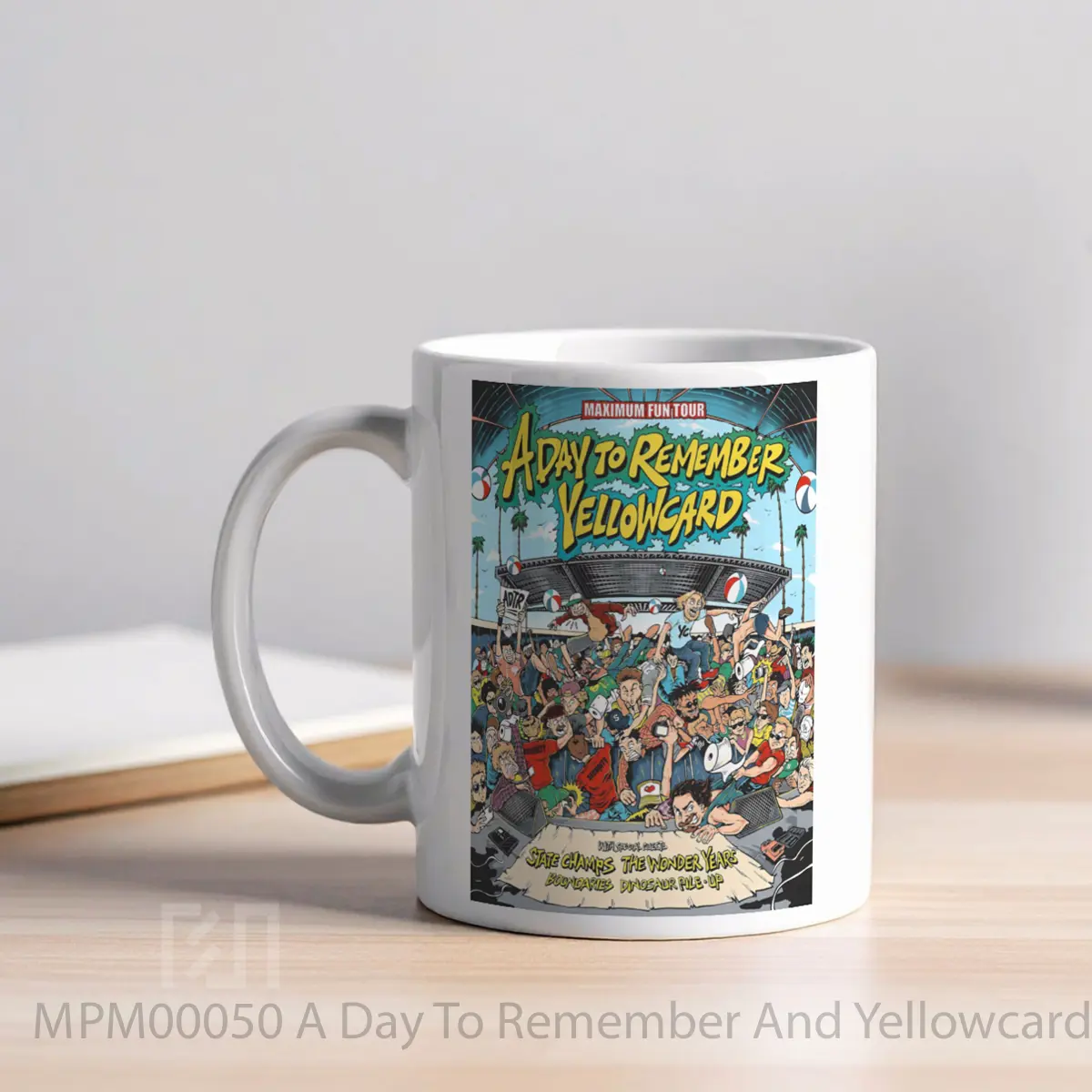 Mug A Day To Remember And Yellowcard Maximum Fun Tour 2025 MPM00050 - All-side / Desain