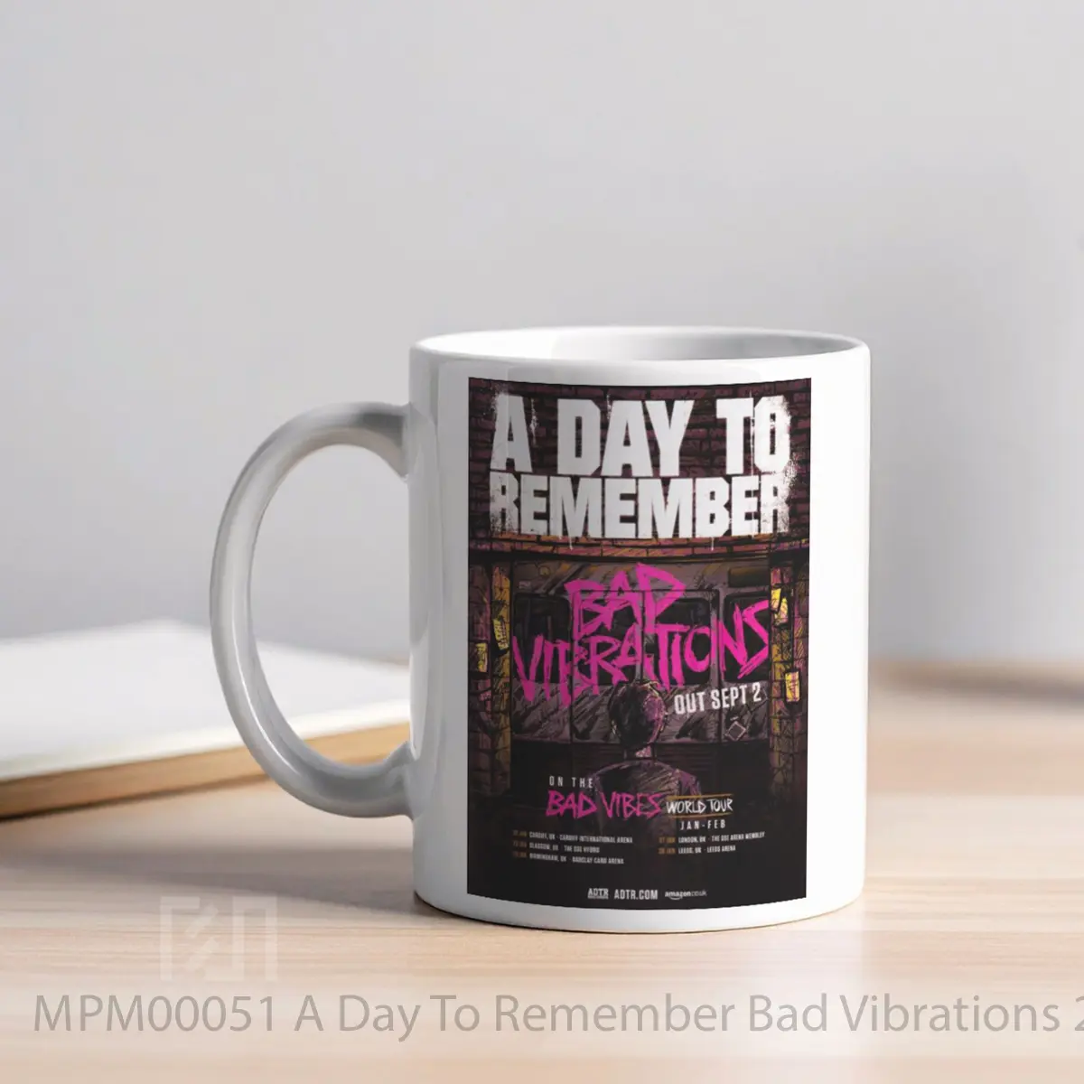 Mug A Day To Remember Bad Vibrations 2016 Tour MPM00051 - All-side / Desain