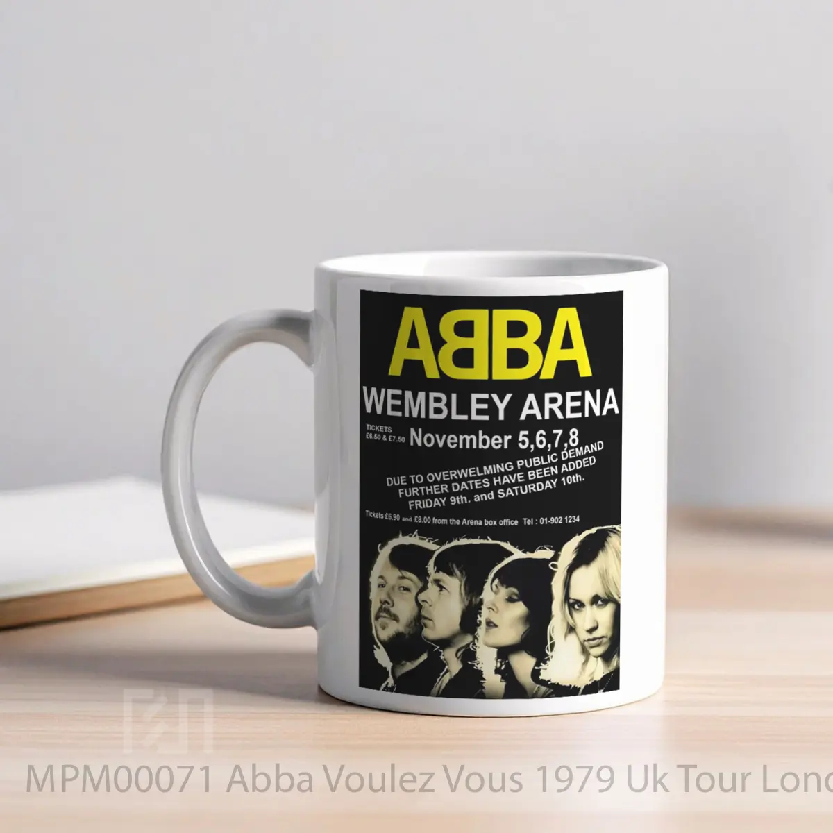 Mug Abba Voulez Vous 1979 Uk Tour London Wembley Arena 1 MPM00071 - All-side / Desain