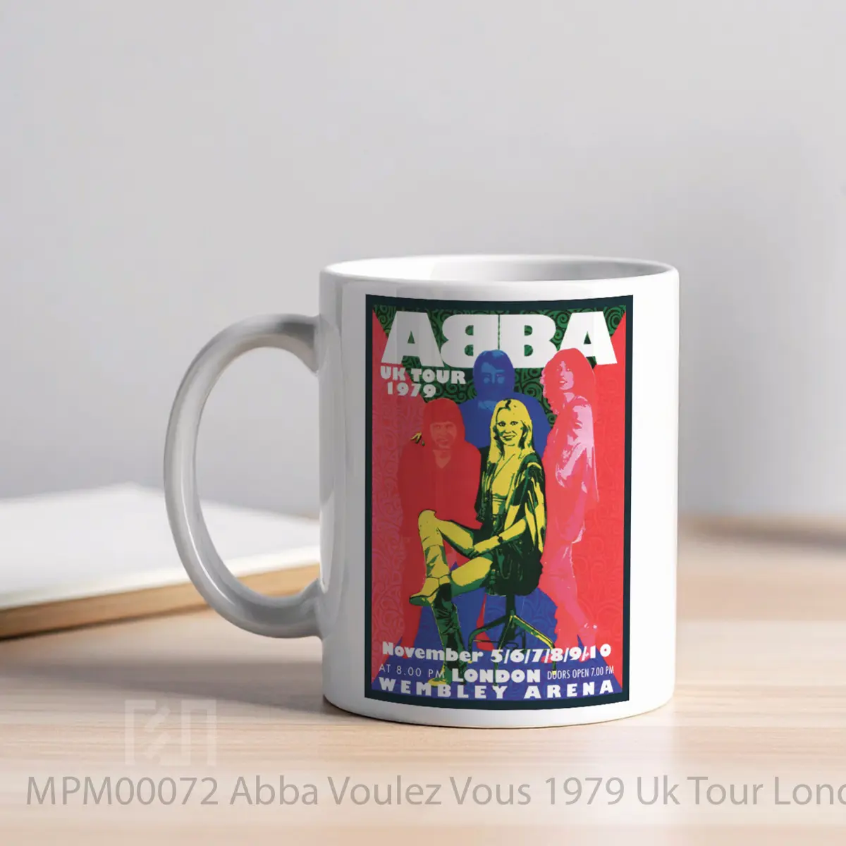 Mug Abba Voulez Vous 1979 Uk Tour London Wembley Arena 2 MPM00072 - All-side / Desain