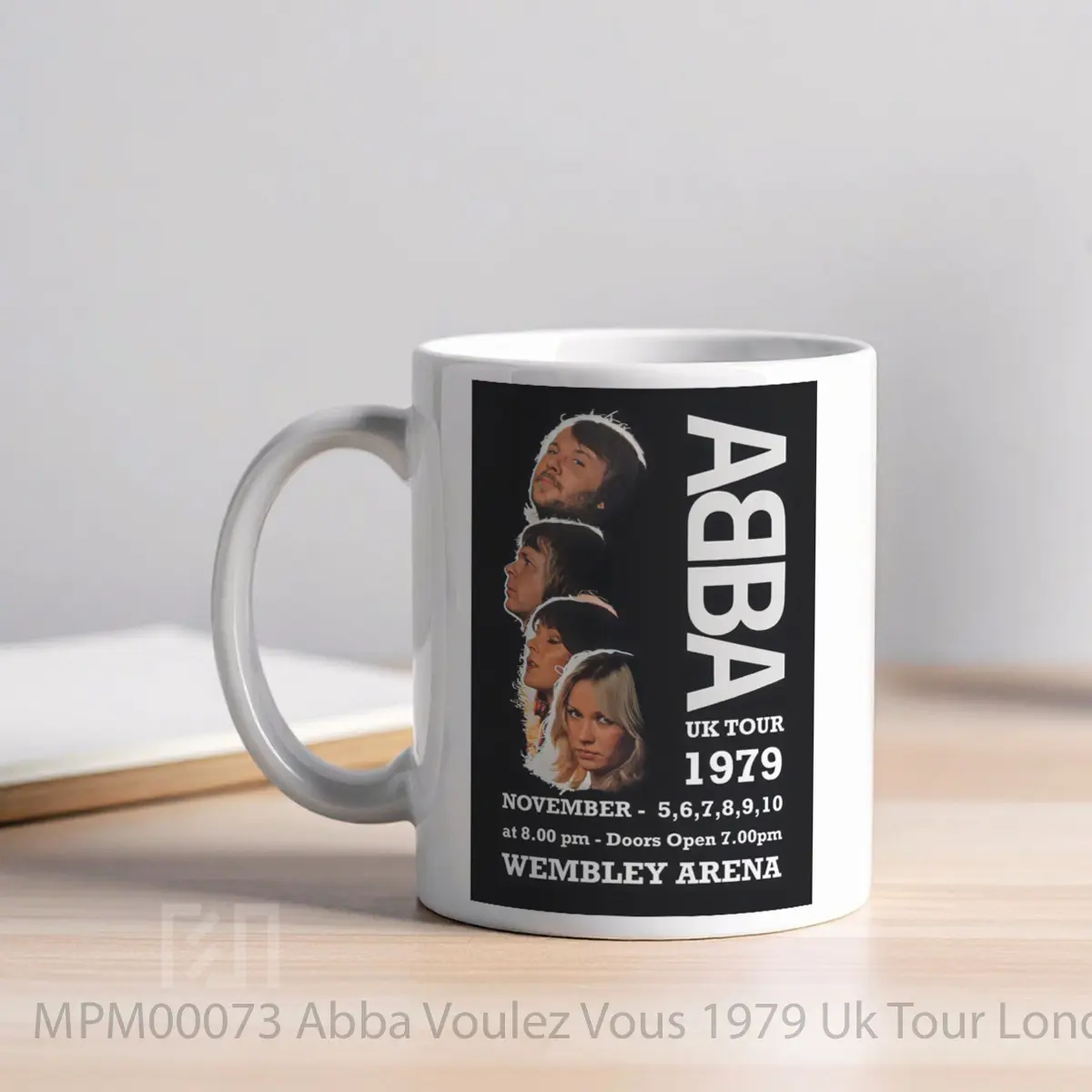 Mug Abba Voulez Vous 1979 Uk Tour London Wembley Arena 3 MPM00073 - All-side / Desain