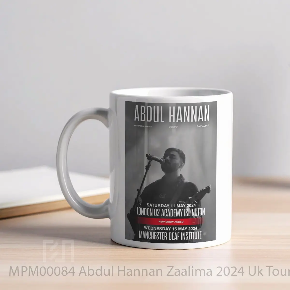 Mug Abdul Hannan Zaalima 2024 Uk Tour MPM00084 - All-side / Desain