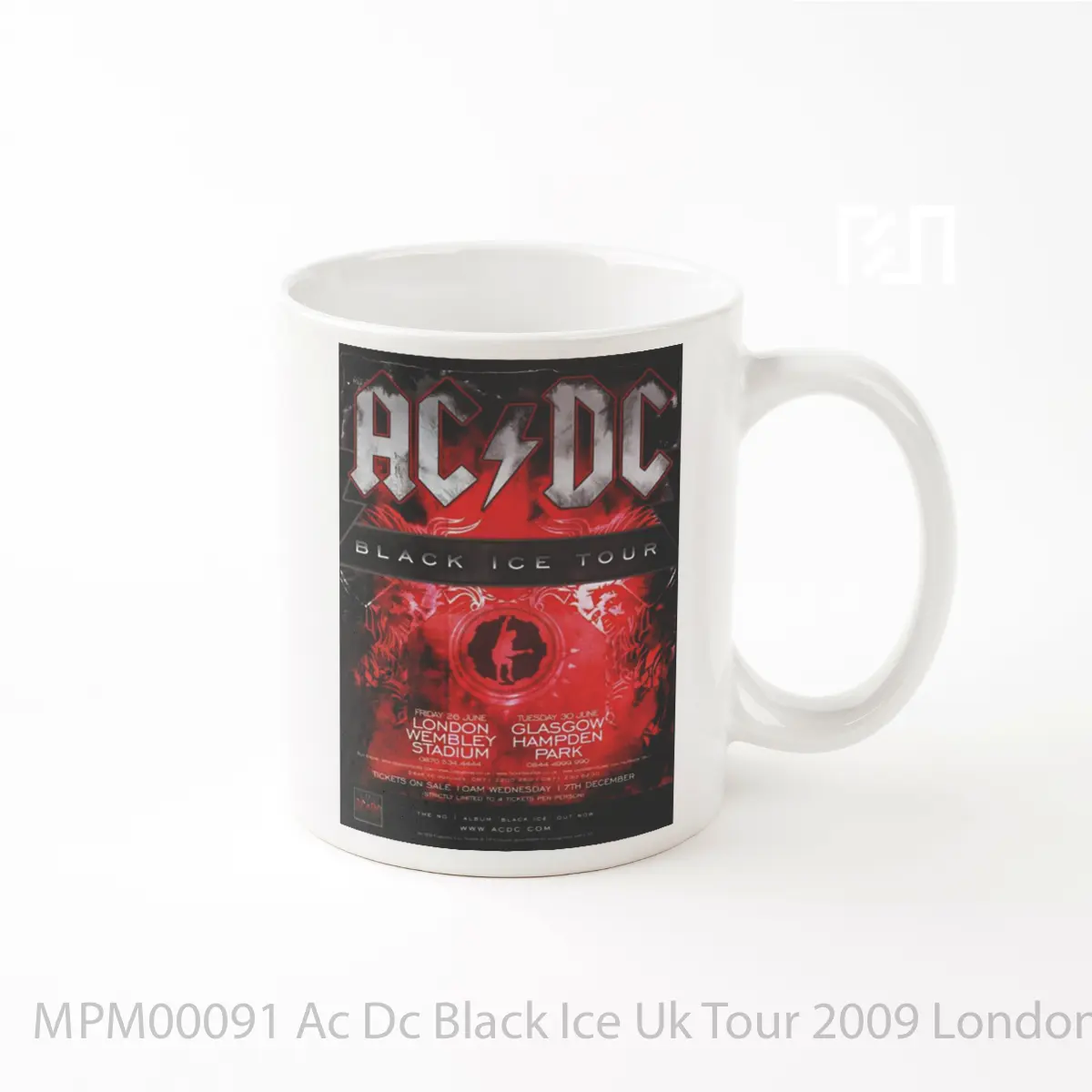 Mug Ac Dc Black Ice Uk Tour 2009 London Wembley MPM00091