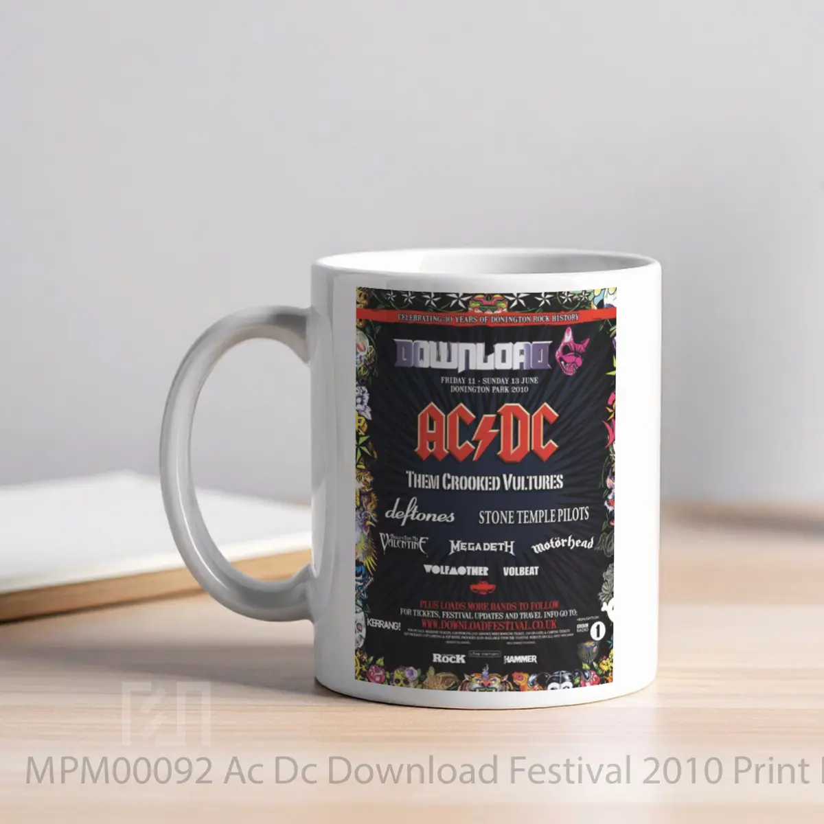 Mug Ac Dc Download Festival 2010 Print MPM00092 - All-side / Desain