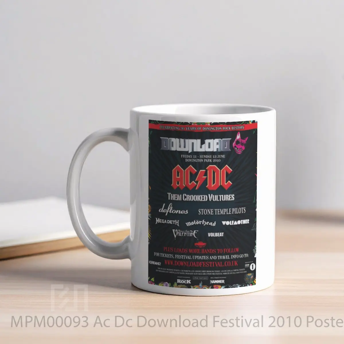 Mug Ac Dc Download Festival 2010 MPM00093 - All-side / Desain