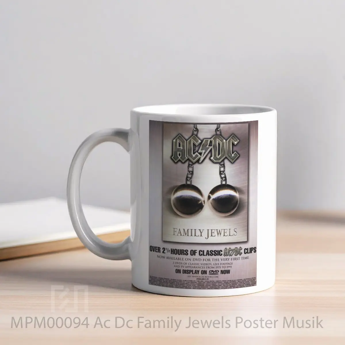 Mug Ac Dc Family Jewels MPM00094 - All-side / Desain
