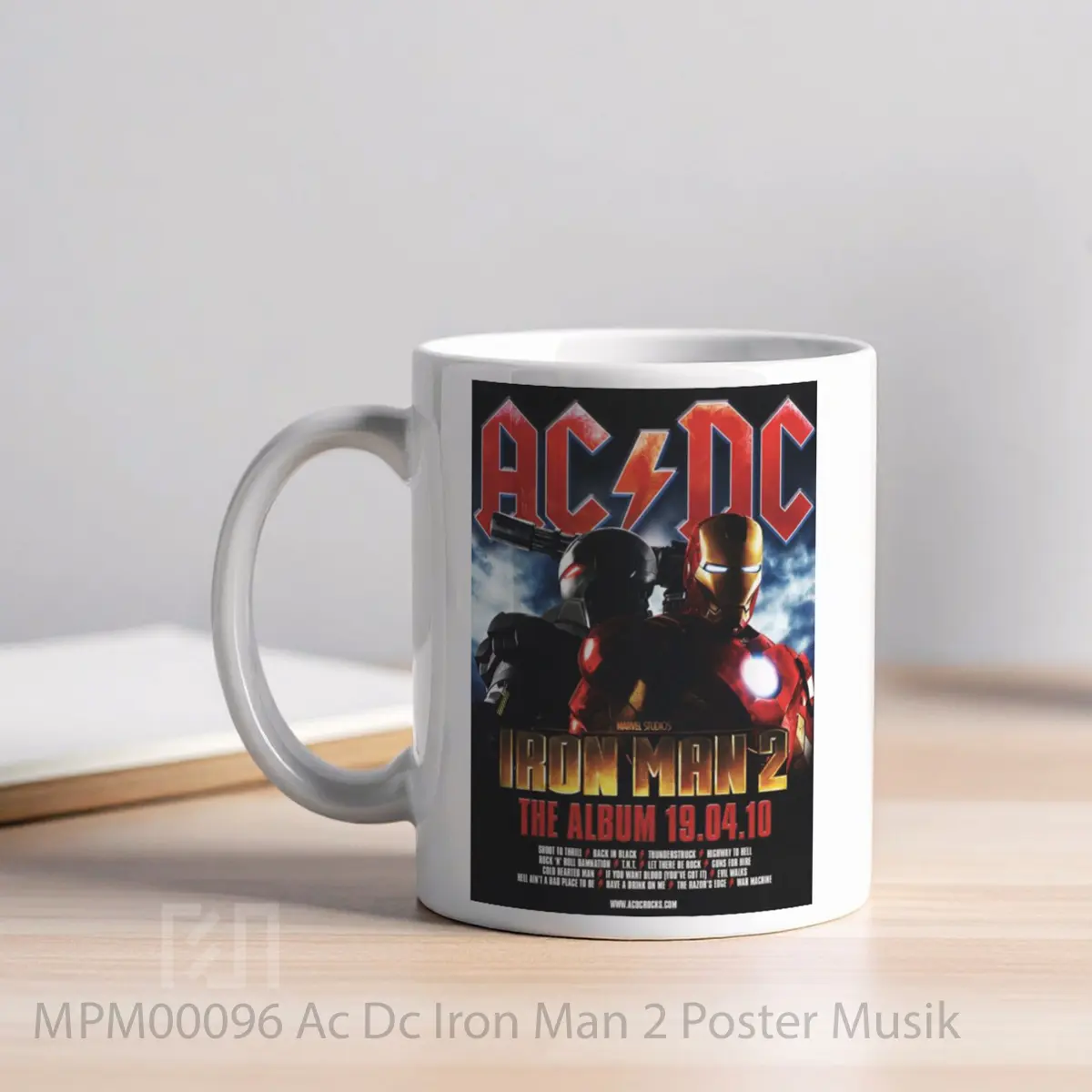 Mug Ac Dc Iron Man 2 MPM00096 - All-side / Desain