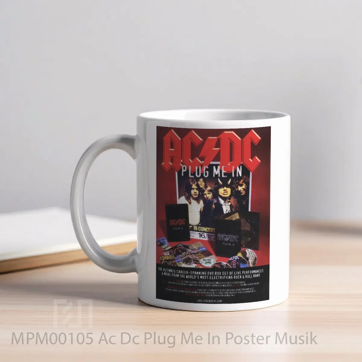 Mug Ac Dc Plug Me In MPM00105 - All-side / Desain