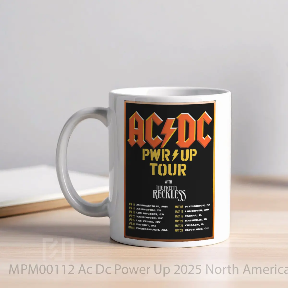 Mug Ac Dc Power Up 2025 North America 2025 Stadium Tou MPM00112 - All-side / Desain