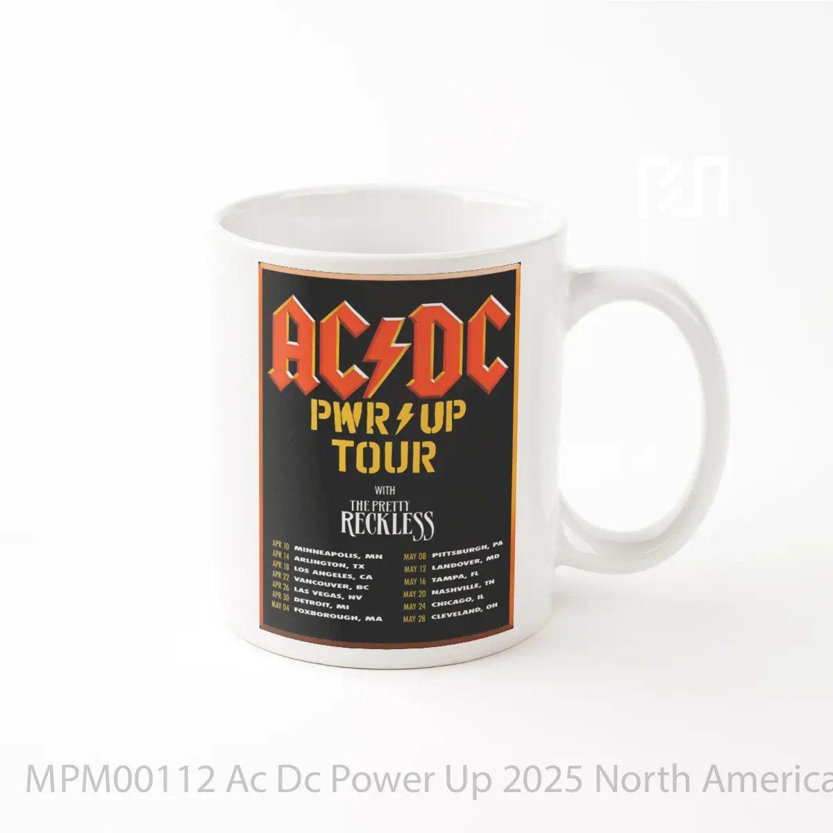 Mug Ac Dc Power Up 2025 North America 2025 Stadium Tou MPM00112