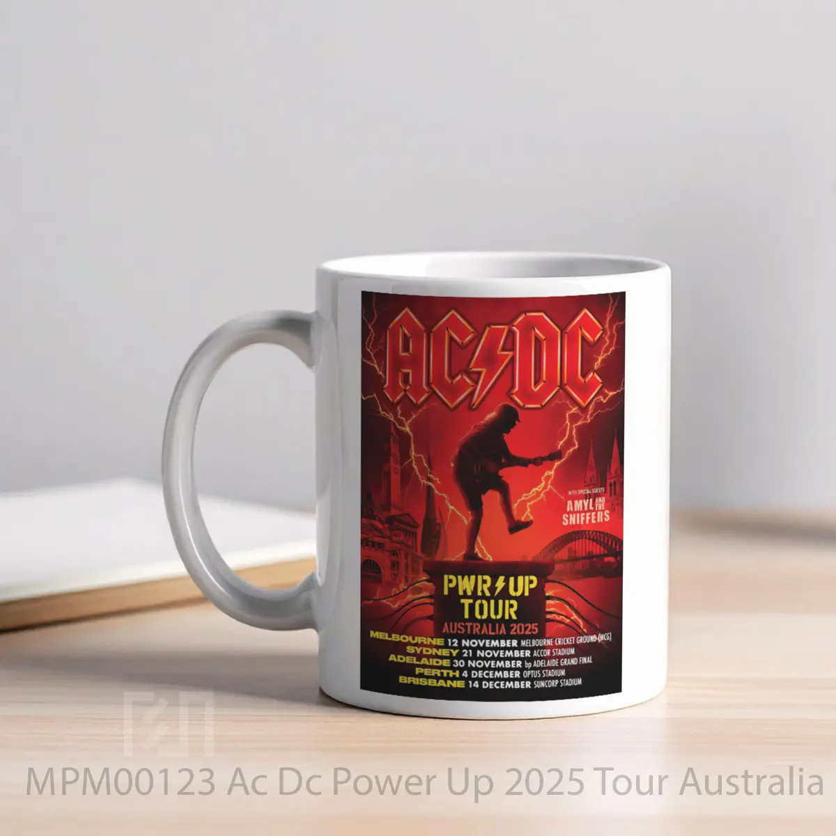 Mug Ac Dc Power Up 2025 Tour Australia MPM00123 - All-side / Desain