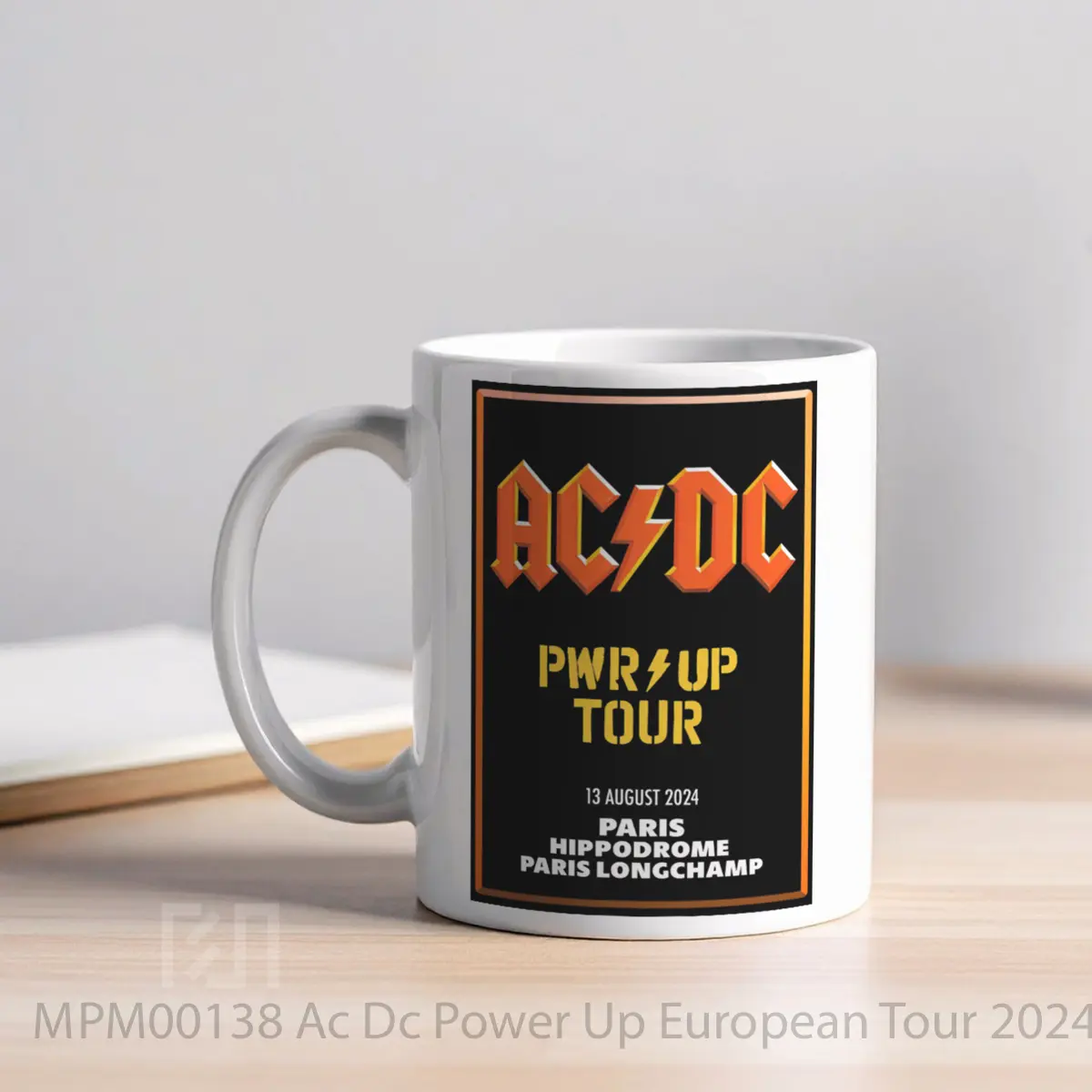 Mug Ac Dc Power Up European Tour 2024 Paris MPM00138 - All-side / Desain