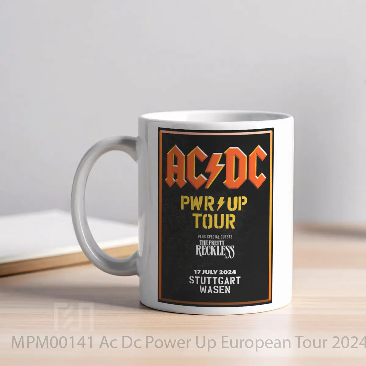 Mug Ac Dc Power Up European Tour 2024 Stuttgart Wasen MPM00141 - All-side / Desain