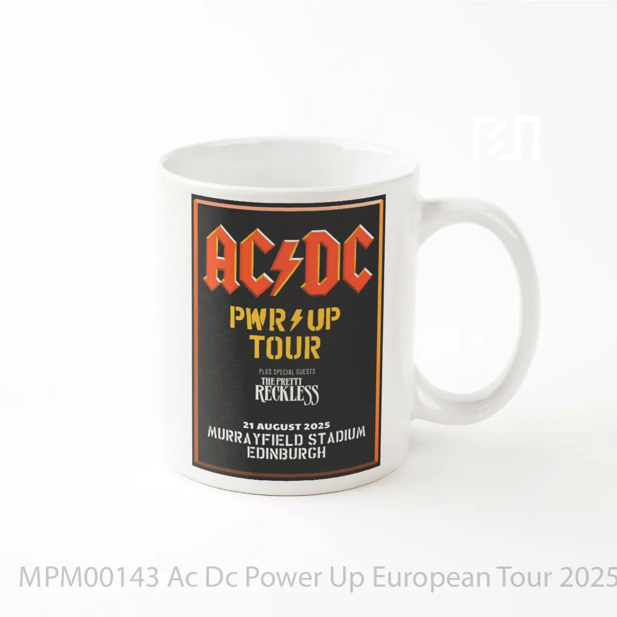 Mug Ac Dc Power Up European Tour 2025 Edinburgh MPM00143