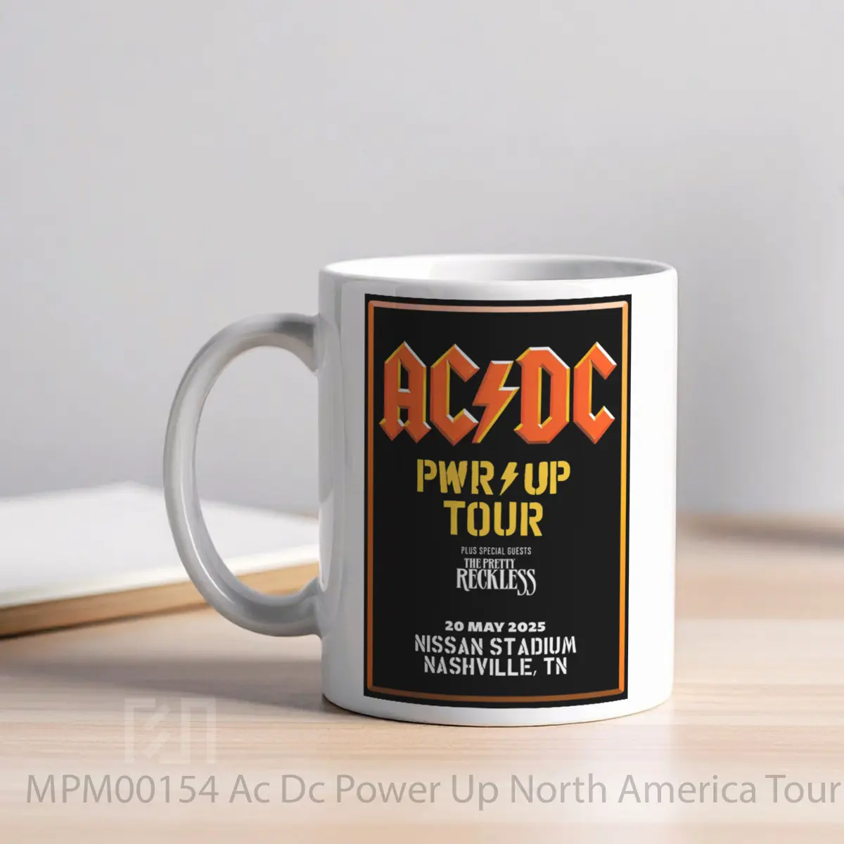 Mug Ac Dc Power Up North America Tour 2025 Nashville Nissan Stadium MPM00154 - All-side / Desain