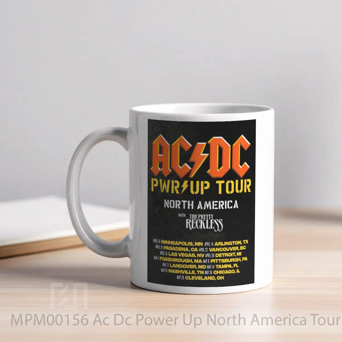 Mug Ac Dc Power Up North America Tour 2025 MPM00156 - All-side / Desain