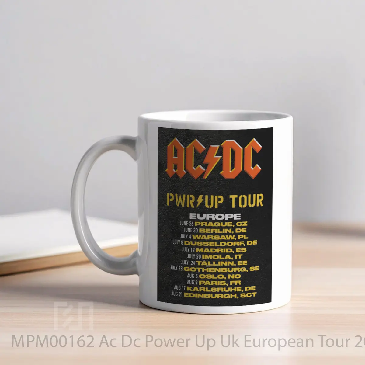 Mug Ac Dc Power Up Uk European Tour 2025 MPM00162 - All-side / Desain