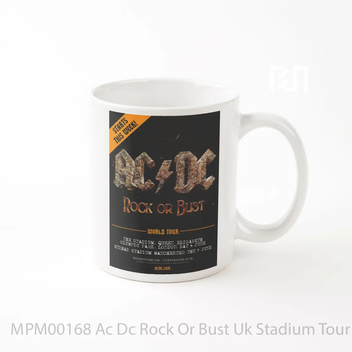 Mug Ac Dc Rock Or Bust Uk Stadium Tour 2016 MPM00168