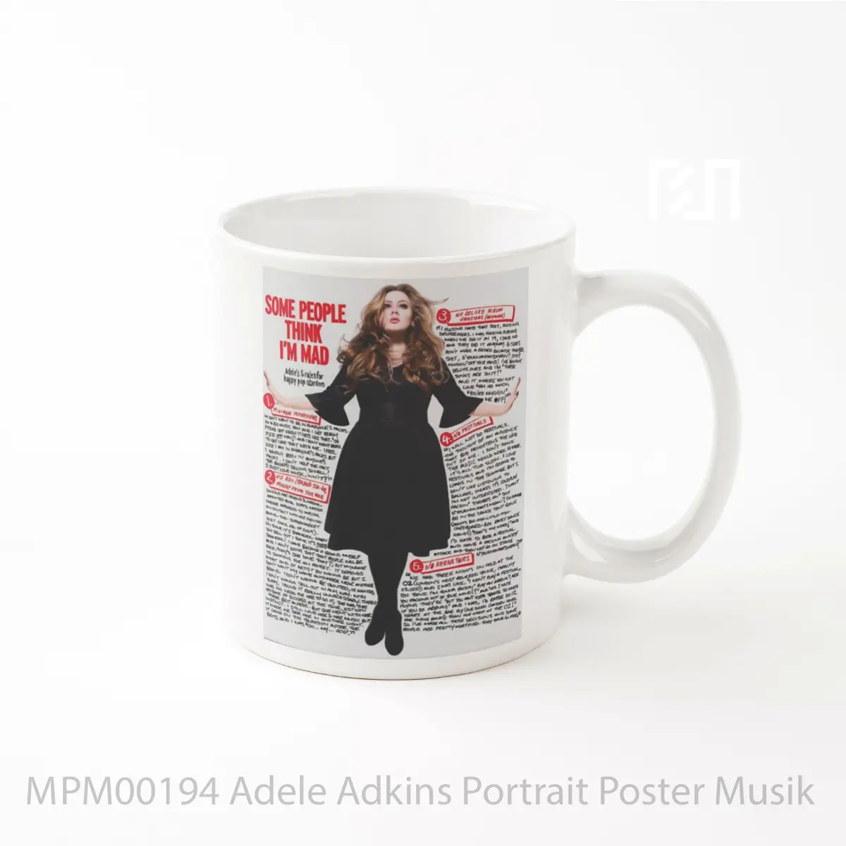 Mug Adele Adkins Portrait MPM00194