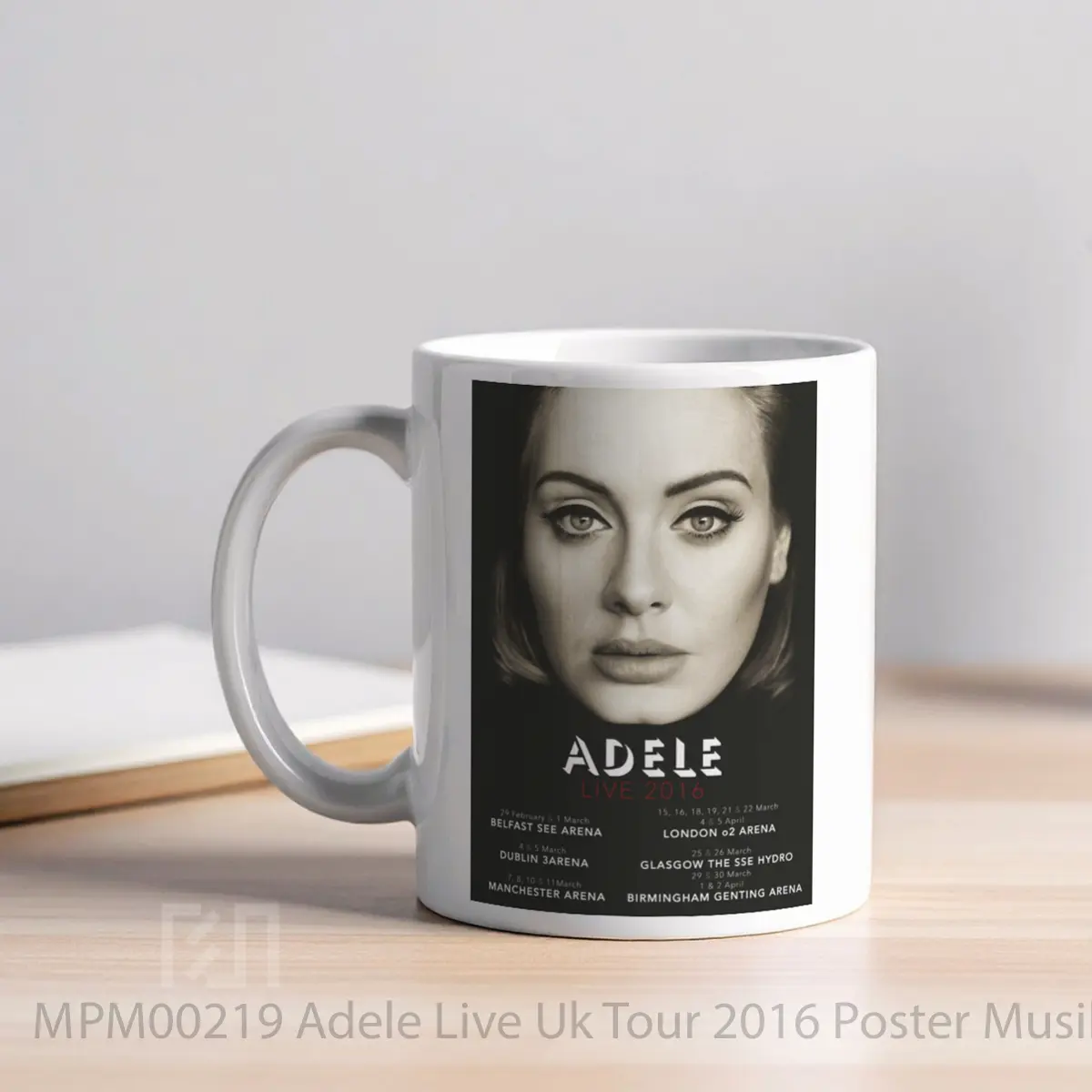 Mug Adele Live Uk Tour 2016 MPM00219 - All-side / Desain