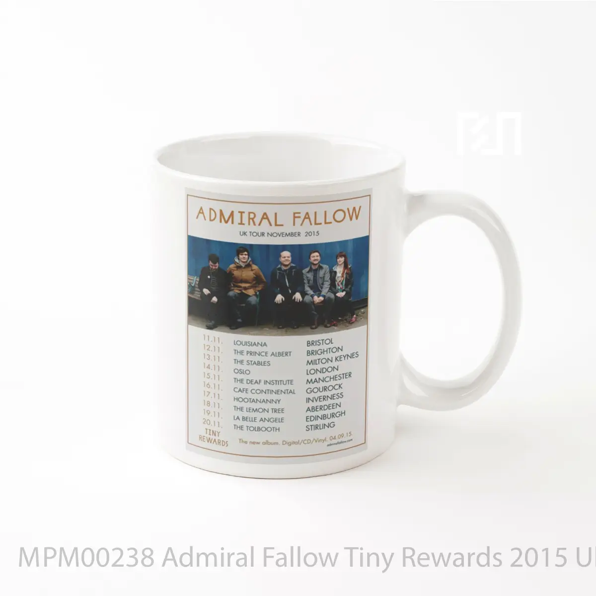 Mug Admiral Fallow Tiny Rewards 2015 Uk Tour MPM00238