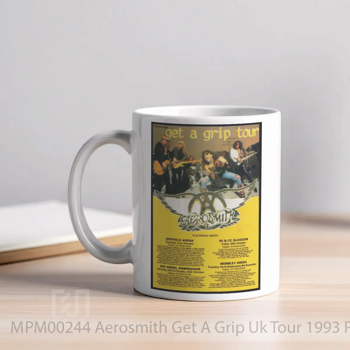 Mug Aerosmith Get A Grip Uk Tour 1993 MPM00244 - All-side / Desain