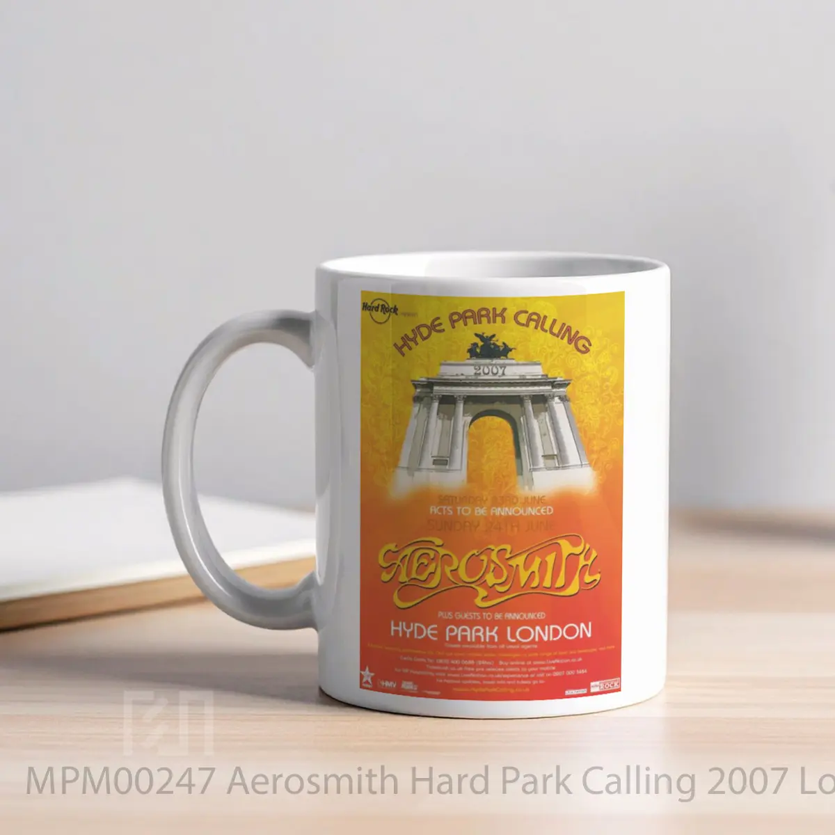 Mug Aerosmith Hard Park Calling 2007 London MPM00247 - All-side / Desain