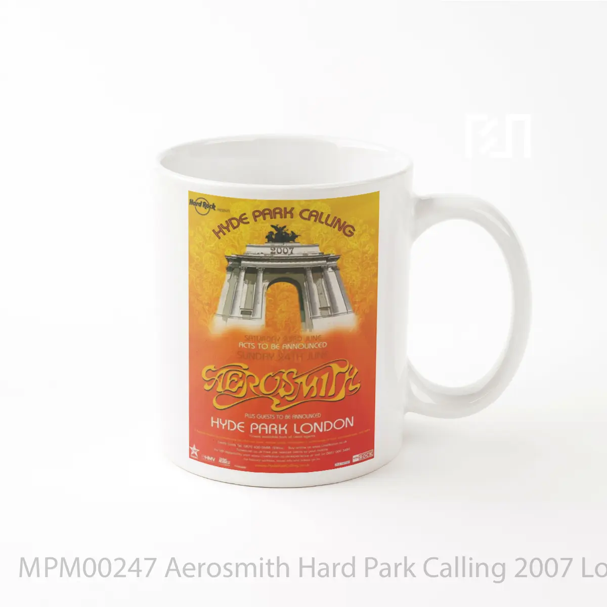 Mug Aerosmith Hard Park Calling 2007 London MPM00247